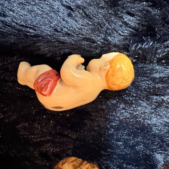 Vintage Ceramic Nativity Set Mary & Baby Jesus Figurines - Picture 6 of 7